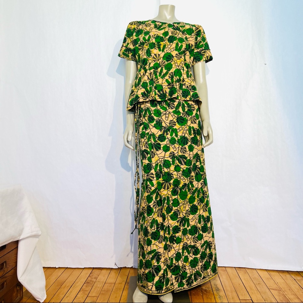 West African Senegal Top and Wrap Skirt